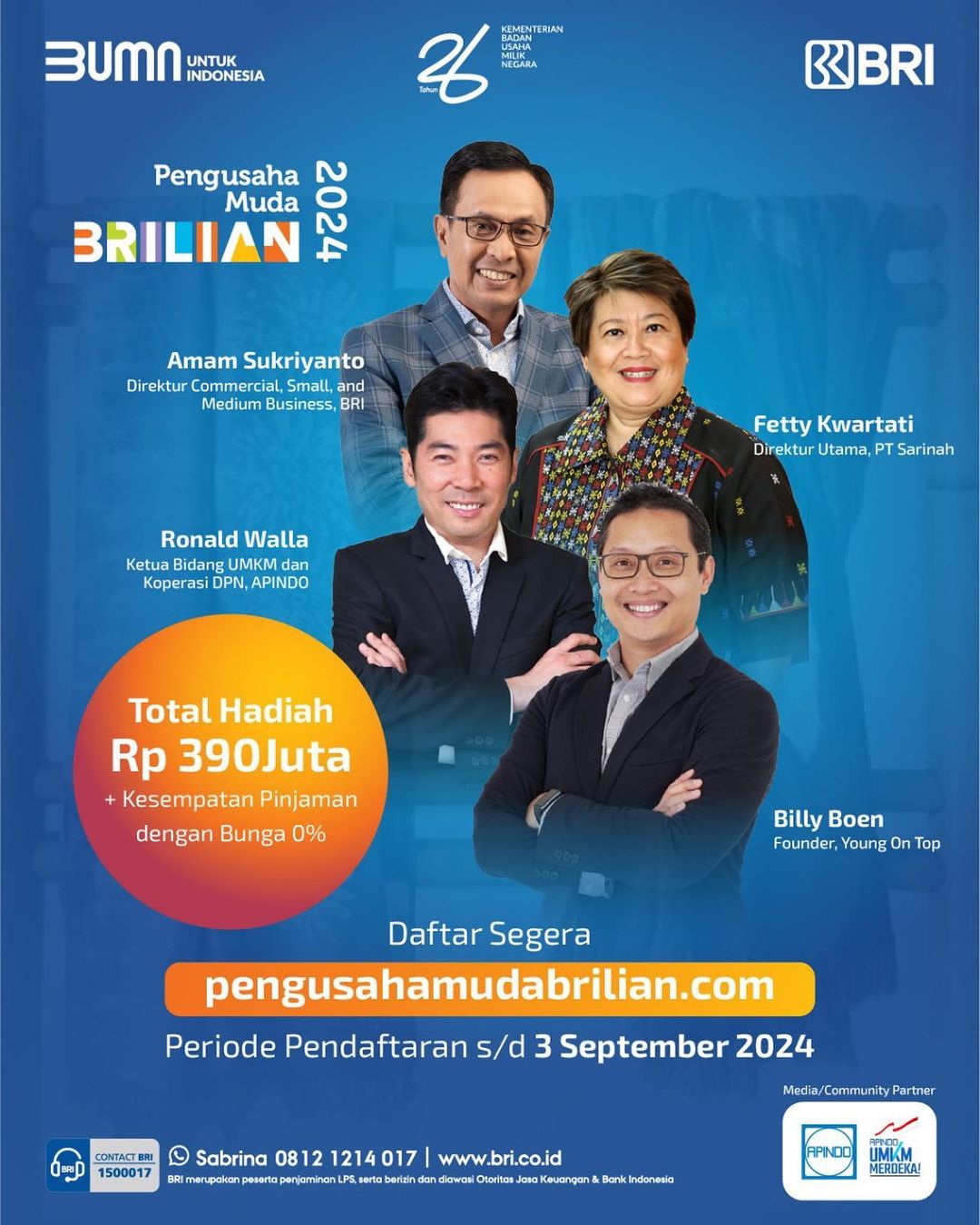 Pengusaha Muda BRILiaN 2024