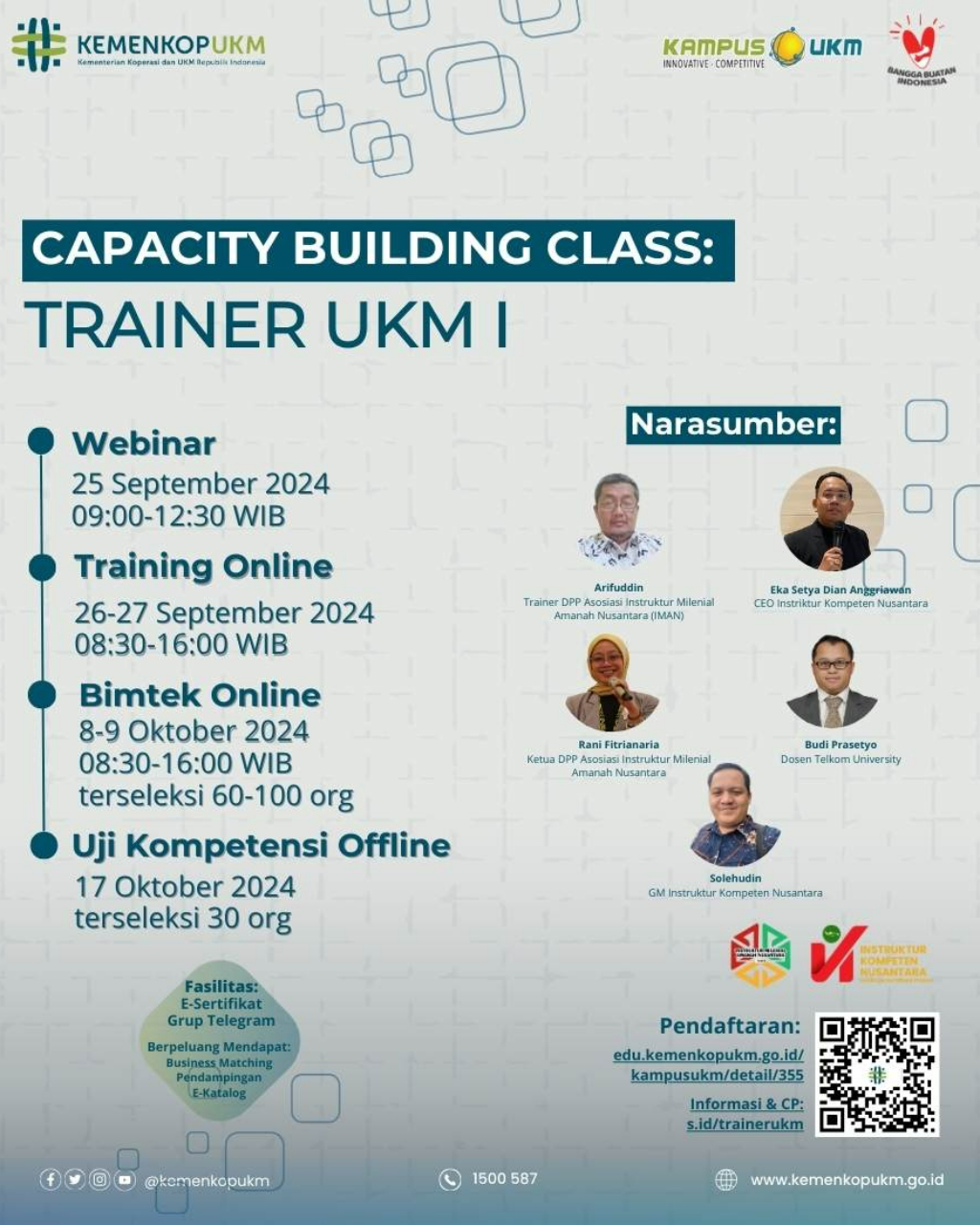 Capacity Building Class: Trainer UKM