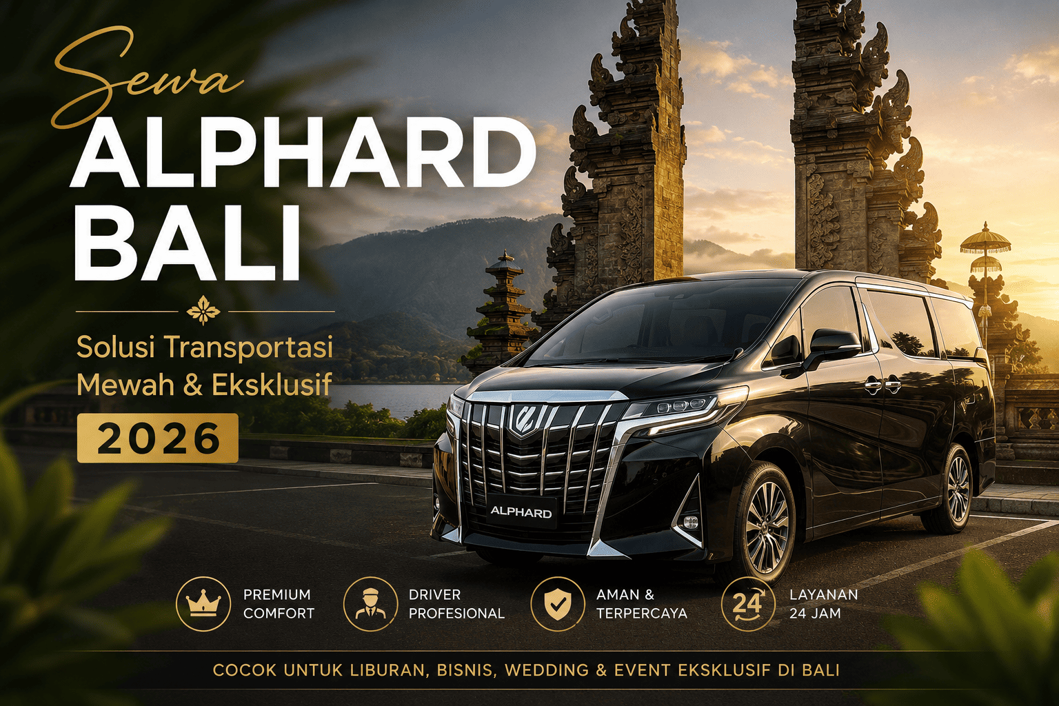 Sewa Alphard Bali: Solusi Transportasi Mewah & Eksklusif 2026
