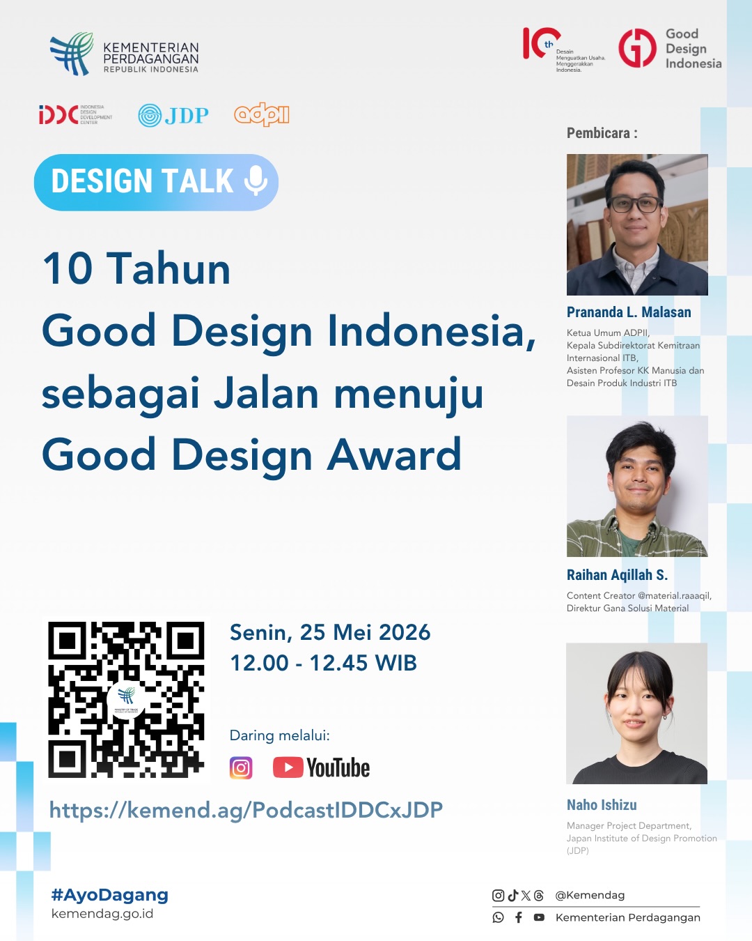 Design Talk : 10 Tahun Good Design Indonesia, sebagai Jalan Menuju Good Design Award