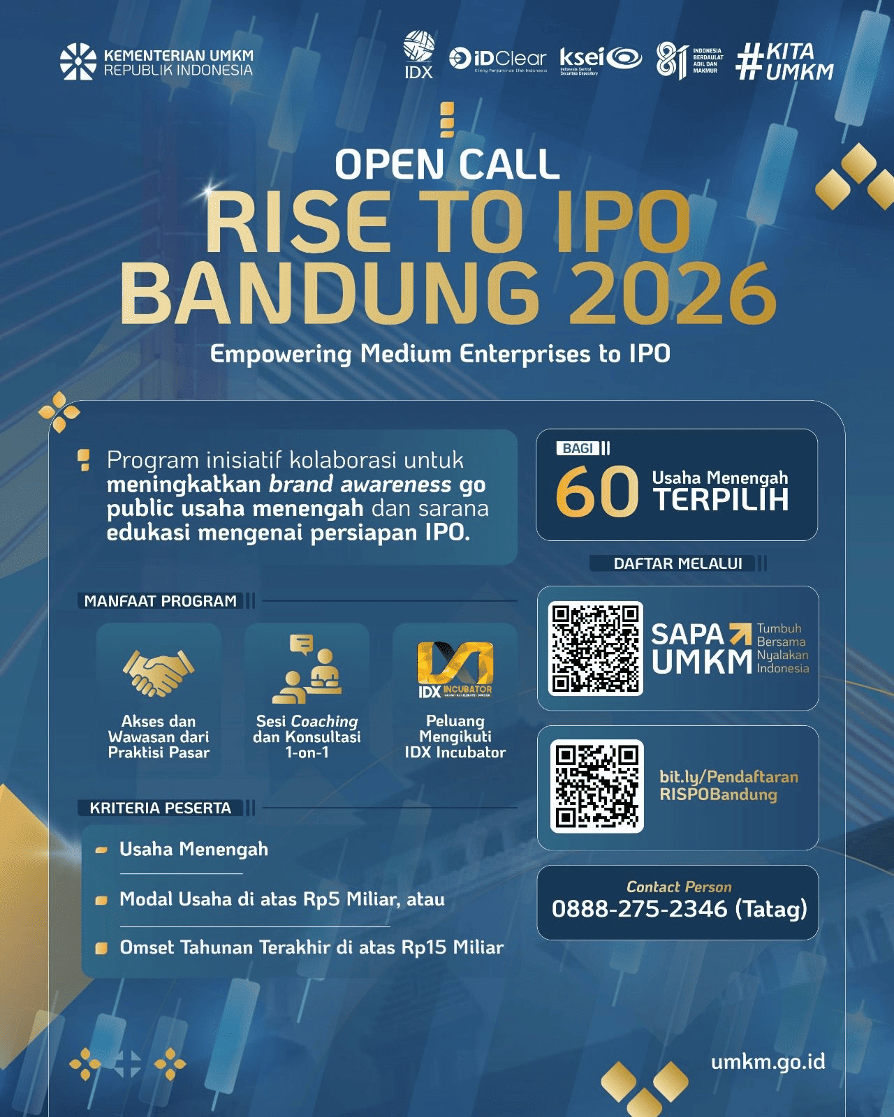 RISE TO IPO Bandung 2026