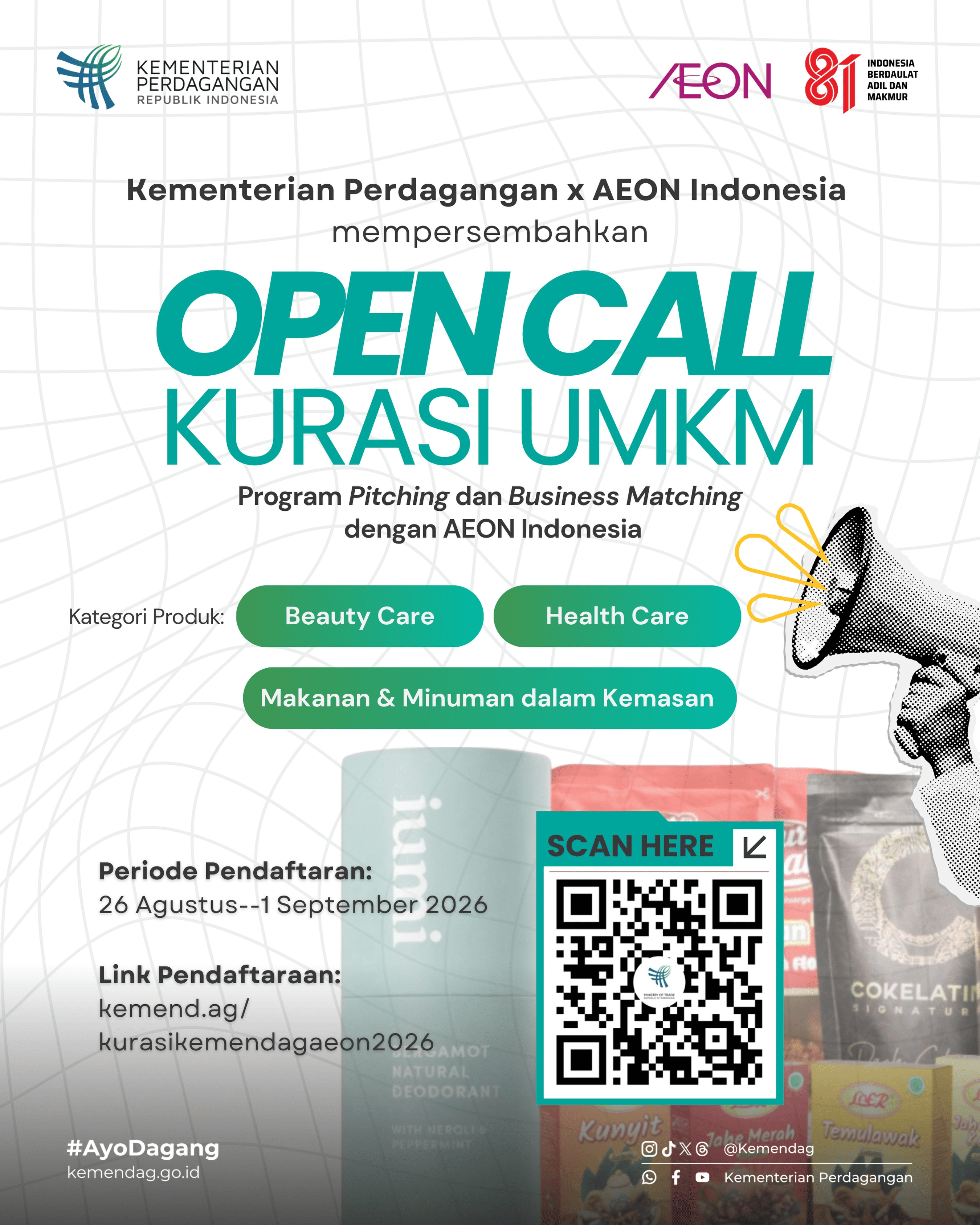 Pitching dan Bussiness Matching dengan AEON Indonesia