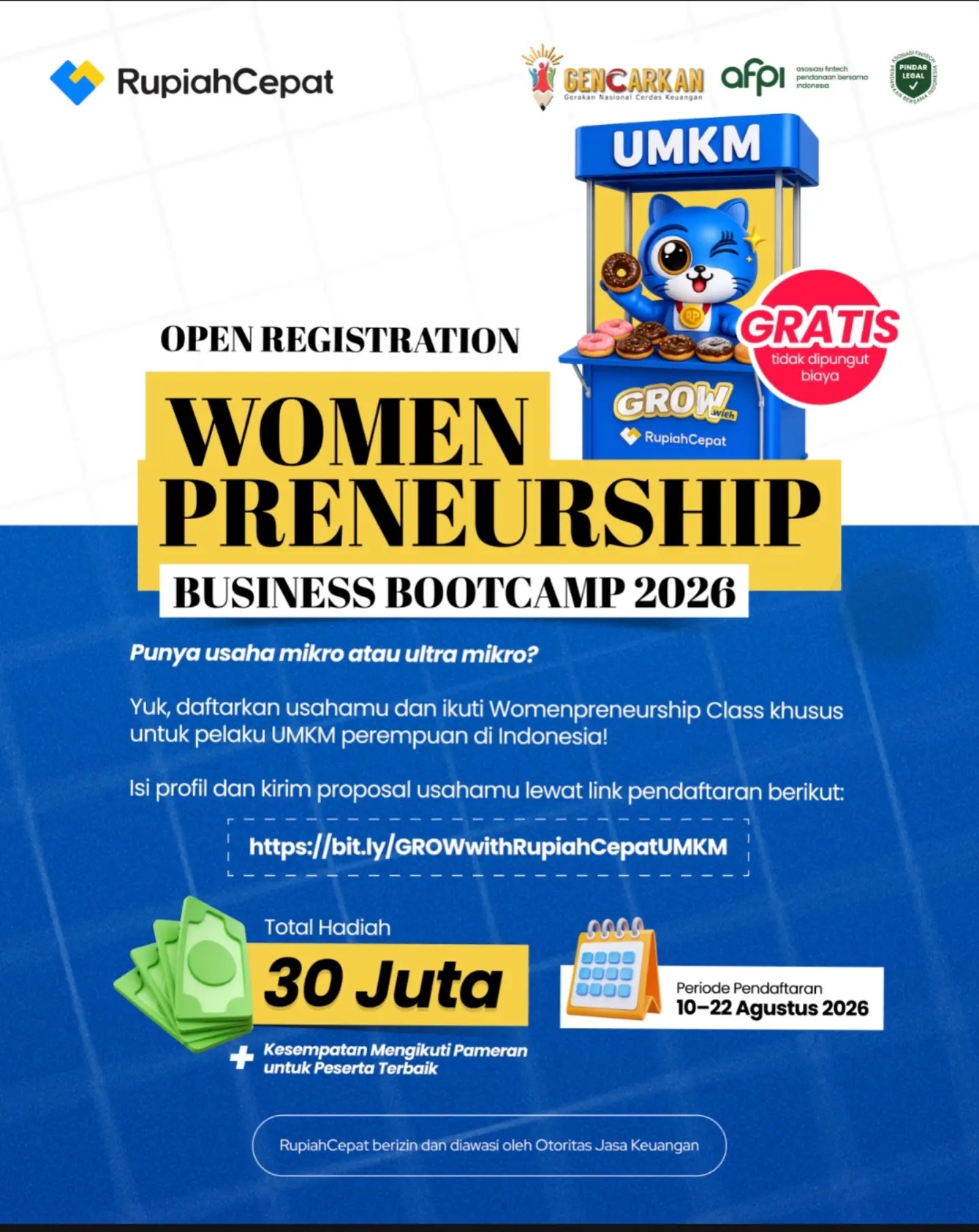 Open Registration Women Preneurship Business Bootcamp 2026