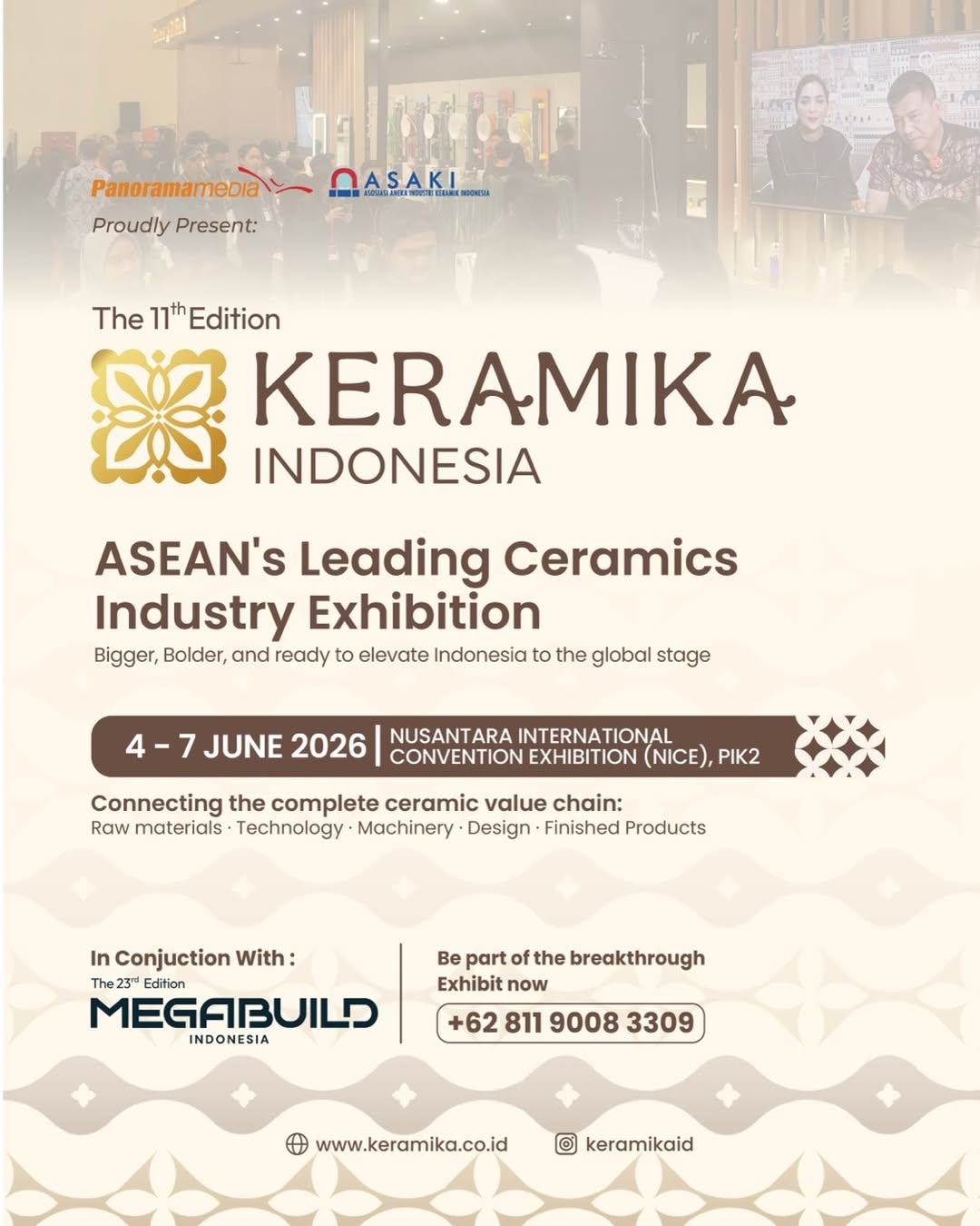 Keramika Indonesia 2026, ASEAN’s Leading Ceramics Industry Exhibition
