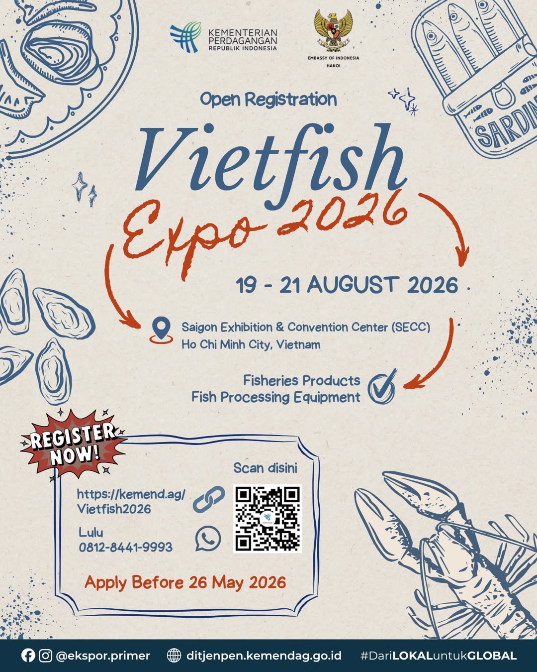 Open Registration Vietfish Expo 2026