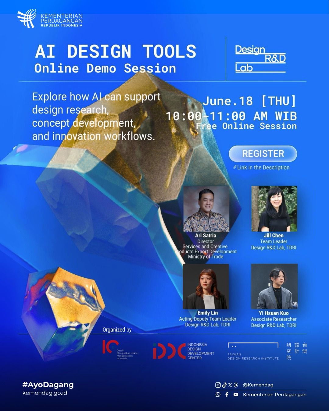 AI Design Tools Online Demo Sessions
