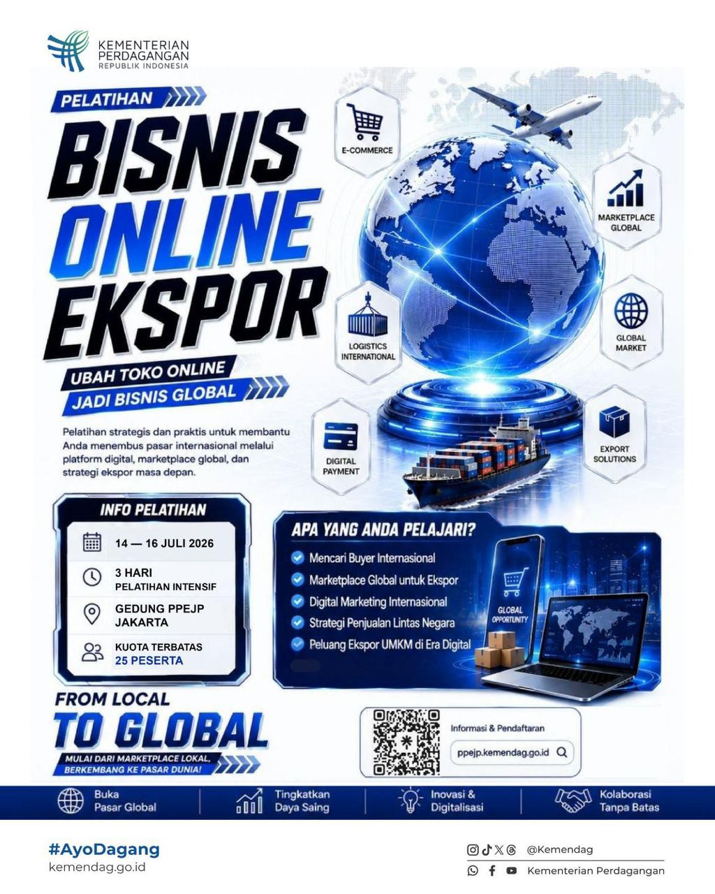 Pelatihan Bisnis Online Ekspor: Ubah Toko Online Jadi Bisnis Global