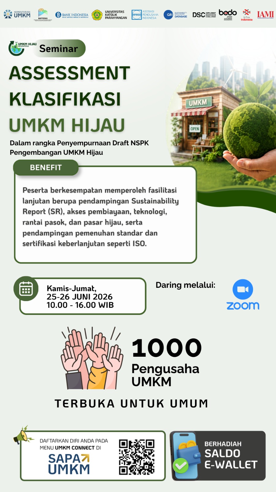 Seminar Assessment Klasifikasi UMKM Hijau